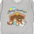 thumbnail image 3 of Inktastic Merry Christmas Cute Nativity Scene Toddler Sweatshirt, 3 of 4