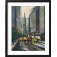 thumbnail image 2 of Art.com City Street I Art Print by J. Adams, Black Frame Wall Art, 17" x 21", 2 of 5