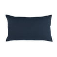 thumbnail image 3 of SAFAVIEH Laurena 12" x 20" Geometric Plush Pillow, Blue/Cream, 3 of 5