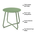 thumbnail image 4 of Grand Patio Outdoor&Indoor Steel Patio Side Table, Weather Resistant Outdoor Small Round End Table for Patio, Yard, Balcony, Garden, Living Room, Bedroom, Sage Green, 4 of 9
