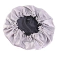 thumbnail image 4 of Gorro de pelo Colcomx reversible doble capa ajustable para dormir Negro, 4 of 6