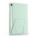 thumbnail image 6 of TECH CIRCLE Slim Back Cover Case for Samsung Galaxy Tab S10+/S9+/S9 FE Plus (12.4"), Built-in Kickstand, Supports S Pen Charging & Attachment, TPU/PU Leather Protective Lightweight Thin Case, Green, 6 of 6