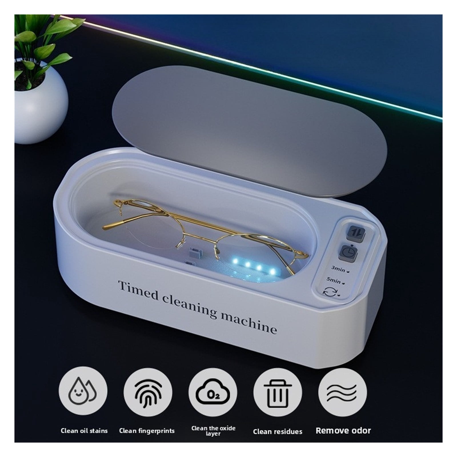High Frequency Ultrasonic Clean Ultrasonic Glasses Cleaning Ultrasound Jewelry Cleaner Machine