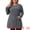 Light Gray, variant on Plus Size Sweaters Round Neck Knit Loose Pocket Pullover Top 4X Lake Blue