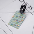 thumbnail image 5 of Luggage Tags for Suitcases, Math Print ruler calculator Leather Bag Luggage Tags ID Label Tags Privacy Protection Travel Bag Labels, 5 of 6