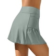 thumbnail image 4 of Charmo Womens Swim Skirt Bulit in Shorts Tummy Control Swimsuit Bottom with Side Pocket, 4 of 6