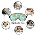 thumbnail image 7 of Naloa Cute Sloth on Floral Tree Print Sleep Mask for Sleeper, Light Blocking Sleeping Eye Mask for Women Men, Eye Shade with Adjustable Strap for Travel, Nap,Meditation, 7 of 7