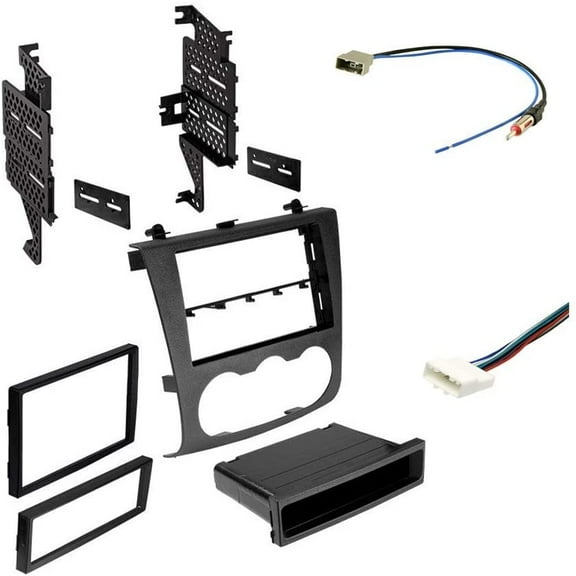AMERICAN TERMINALSingle Double DIN Dash Kit Harness for 2007-2012 Nissan Altima