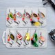 thumbnail image 1 of 10 Uds. De cebos giratorios de pesca, Kit de Señuelos de pesca giratorios de Metal coloridos, señuelos de cuchara, 1 of 6
