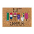 thumbnail image 1 of asddcavvf FunNY SUMMER Entrance Welcome Velvet Carpet Velvet Rear Kitchen Carpet Front Door Happy Summer Front Door Welcome Velvet Winter Blanket Knit Throw Blankets, 1 of 4