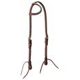 thumbnail image 1 of Turquoise Cross Floral Carved Sliding Ear Headstall Chestnut, 44413, 1 of 1