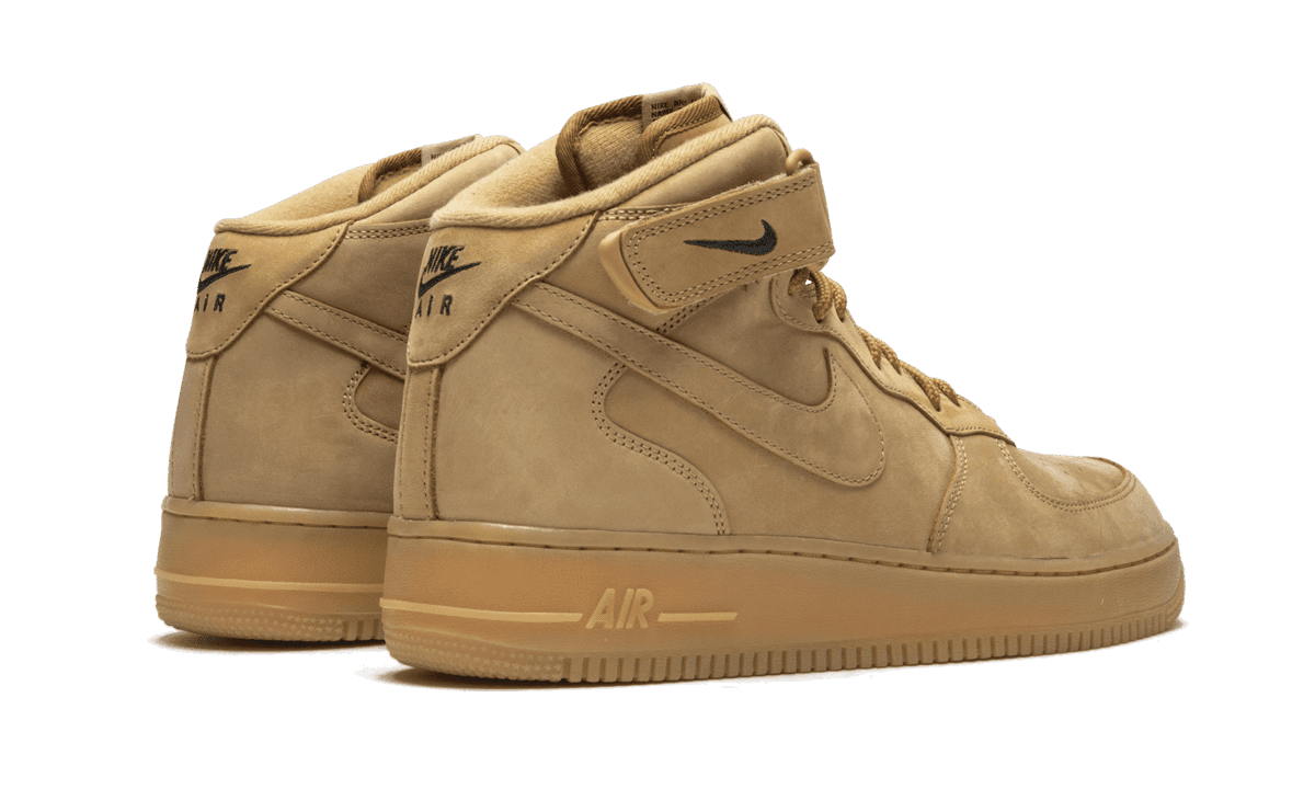 NIKE MENS Air Force 1 Mid 07 PRM QS "Flax" 715889 200 715889 200 from Stadium Goods