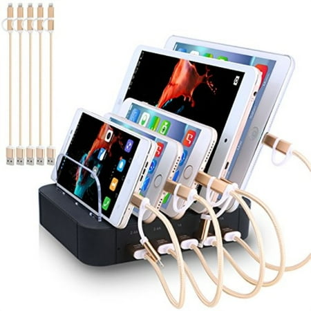 Charging Station 5 Port Usb Charger Quick Charge Dock Cell Charging Station 5 Port Usb Charger Quick Charge Dock Cell Phone Multi