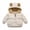 Beige, variant on Dagugfen Toddler Baby Clothes Winter Coat Long Sleeve Zip up Outwear with Fleece Hood Warm Windproof Cute Jackets