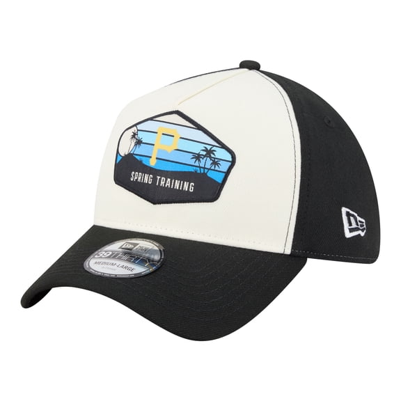 Men's New Era Stone Pittsburgh Pirates 2026 Spring Training Fan Pack Gradient 39THIRTY Flex Hat