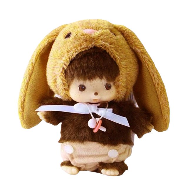 Muñeco de peluche de 15 cm con dibujos animados, ideal como regalo de cumpleaños, decoración del hogar o para escritorio. Algodón PP suave y acogedor.