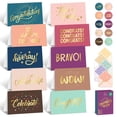 thumbnail image 1 of Tarjetas de felicitación decorativas, 50 unidades, lámina dorada, 6 x 10 cm, 1 of 6