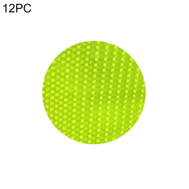 Opolski 12Pcs Car Vehicle Body Waterproof Reflective Warning Stickers Decoration Strip