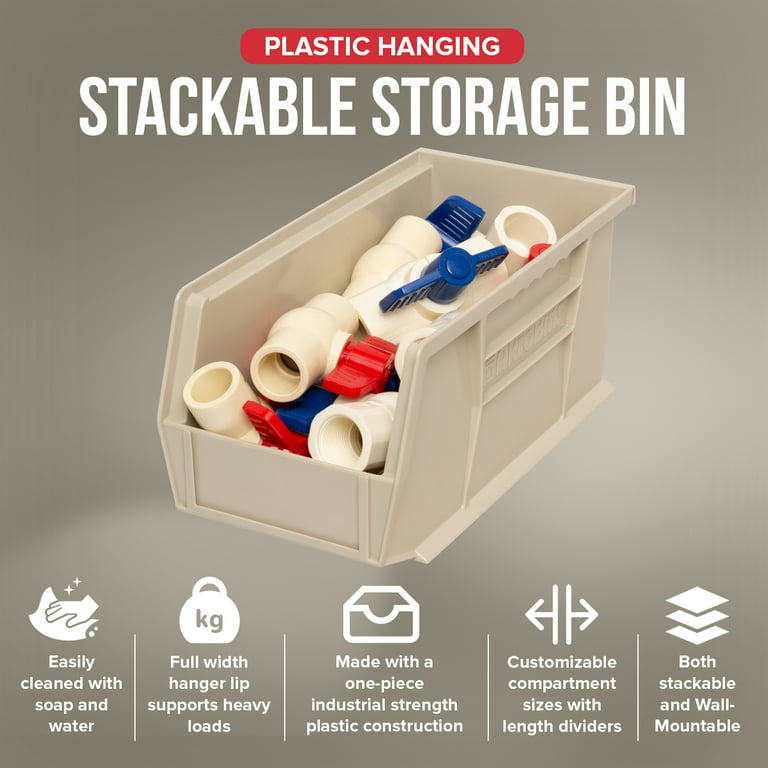 AkroBins Stackable Storage Bins - Cole-Parmer