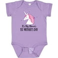 thumbnail image 3 of Inktastic 1st Mothers Day Unicorn Baby Girl Girls Baby Bodysuit, 3 of 5