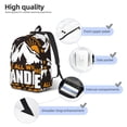 thumbnail image 4 of Yiaed Not All Who Wander Are Lost4 Print Backpack, Premium Laptop Backpack, Travel Backpack for Women, Lightweight Backpacks, Comfortable Back Pack-Medium, 4 of 7