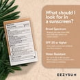 thumbnail image 2 of Protector solar EEZYSUN Mineral SPF 50 con aloe vera, 8 ml, paquete de 10, 2 of 8