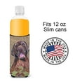 thumbnail image 4 of Carolines Treasures SC9039MUK Labrador Faux Burlap and Pine cones Ultra Hugger for slim cans Slim Can multicolor, 4 of 6
