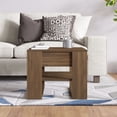 thumbnail image 3 of vidaXL Coffee Table Brown Oak 55.5x55x45 cm Engineered Wood, 3 of 4