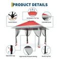 thumbnail image 5 of BouPower 13x13 Pop Up Canopy Gazebo,Canopy Tent,Outdoor Gazebo for Backyard & Patio Furniture,Pop Up Tent with Mosquito Netting & Double Roof for Backyard,Garden,Parties,Lawns,Outdoor and BBQs, 5 of 9