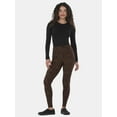 thumbnail image 3 of No Boundaries Faux Sueded Ankle Leggings, 27.5”Inseam, 1 or 2-Pack, Women's & Women's Plus Sizes XXS-4X, 3 of 5