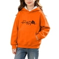 thumbnail image 2 of BaoFuBaoMei Travel Hoodies for Boys Girls Halloween Ghost Long Cuffed Sleeve Sweatshirt Tops with Pockets Fleece Lined Loose Hooded Fall Outfits for Daily Wear School Party Classroom Celebration, 2 of 8