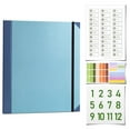 thumbnail image 3 of Important Document Organizer, Ngxiha Folders for Document, Binder for Important Documents, Family Emergency Planner, Paper File Folio Organizer with Labels Bound Expanding File, 3 of 8