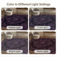 thumbnail image 7 of ODIKA 5'x7' Washable Area Rug Easy Care, Non-Shedding, Pet Friendly, Purple Gothic Whimsigoth Magenta Design Vintage Floral Medallion with Celestial Motif for Small Living Room, Bedroom, 7 of 7