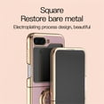thumbnail image 5 of Electroplated Case for Samsung Galaxy Z Flip 5, Slim Thin Light Plating Frame Rotatable Metal Ring Holder Bracket Cover with Magnetic Car Mount Rugged Shockproof Anti-Scratches Case, Black, 5 of 10
