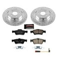 thumbnail image 3 of PowerStop Rear Z23 Evolution Sport Carbon-Fiber Ceramic Brake Pad and Drilled & Slotted Rotor Kit Fits: MERCEDES-BENZ Select Models K6568, 3 of 10