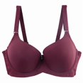 thumbnail image 1 of Plus Size Seamless Wireless Bra and Briefs Set Thin Cup No Nylon Lace Unisex, 1 of 6