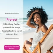 Bikini Zone Day or Night Ingrown Hair Women’s Aftershave Treatment Patches, 20 Count
