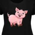 thumbnail image 4 of Inktastic Cute Pig Women's Plus Size T-Shirt, 4 of 5