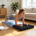 thumbnail image 6 of Solid color Knee Kneeling Pad, Heavy-Duty Foam Stability Cushion, Durable Solid Black Kneeling Mat for Yoga, Pilates, Weightlifting, Floor Exercises & Gym Equipment Protection, Black, 6 of 6
