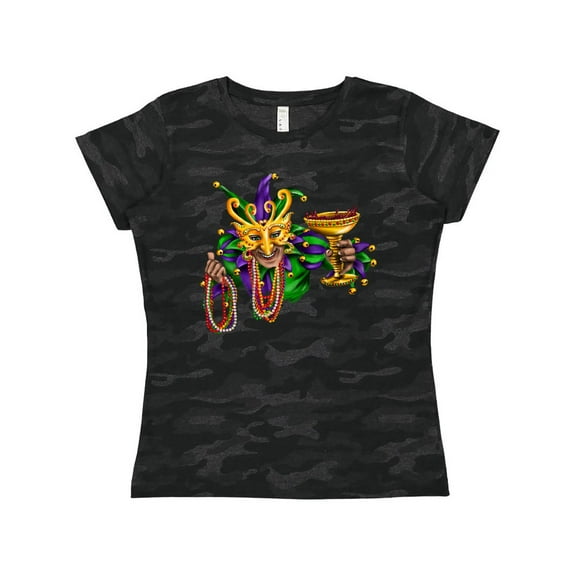 Inktastic Mardi Gras Jester Women's T-Shirt