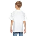 thumbnail image 2 of Hanes Nano-T Kids` T-Shirt, XS, White, 2 of 2
