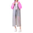 thumbnail image 2 of Adult Long Waterproof Rain Poncho Heavy Duty Hooded Raincoat Full Length for Hiking, Camping, Fishing & Outdoor Activities, 2 of 5