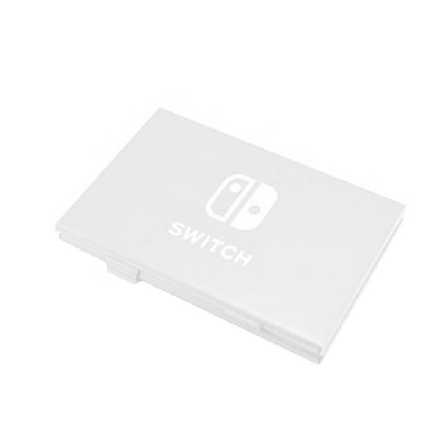 Aluminum Game Card Storage Box for Nintendo Switch Game Cards Holder Bag Hard Shell Cover Case Switch OLED & lite Accessories White