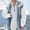 Blue A, variant on TAGOLD Women Plus Size Winter Warm Loose Plush Zip Hooded Jacket Coat Womens Fall Fashion Cardigan, White, M