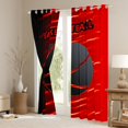 thumbnail image 3 of Feelyou Teesn Basketball Print Black Out Curtains, Ball Game Gaming Curtains Pack of 2 (42x63 Each), Modern Sports Theme Bedroom Curtains, Black Out Curtains Decor, 3 of 6