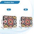 thumbnail image 4 of FORMRS 15-15.6 inch Laptop Sleeve Case Soft Carrying Quilted Computer Bag Cover, Colorful Floral Pattern, 4 of 7