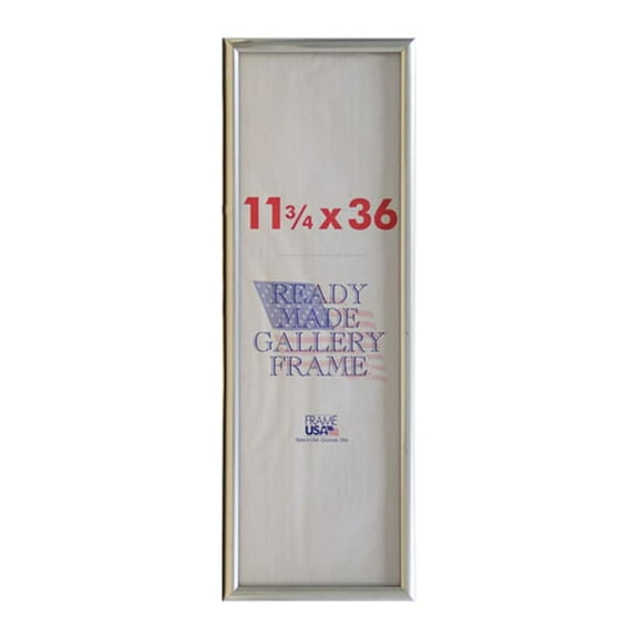 Frame USA Deluxe Posterframe 11.75-inch x 36-inch Picture Frame Silver
