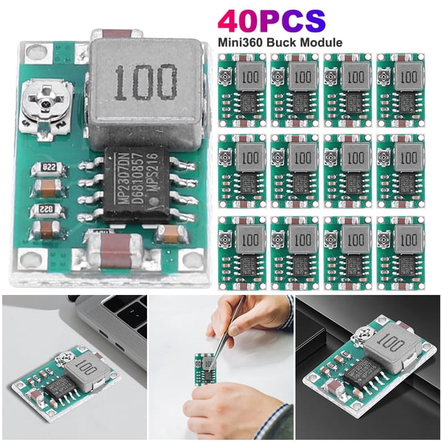 4.75V-23V Mini360 RC Avión Módulo fuente alimentación alta potencia Placa MAX 3A