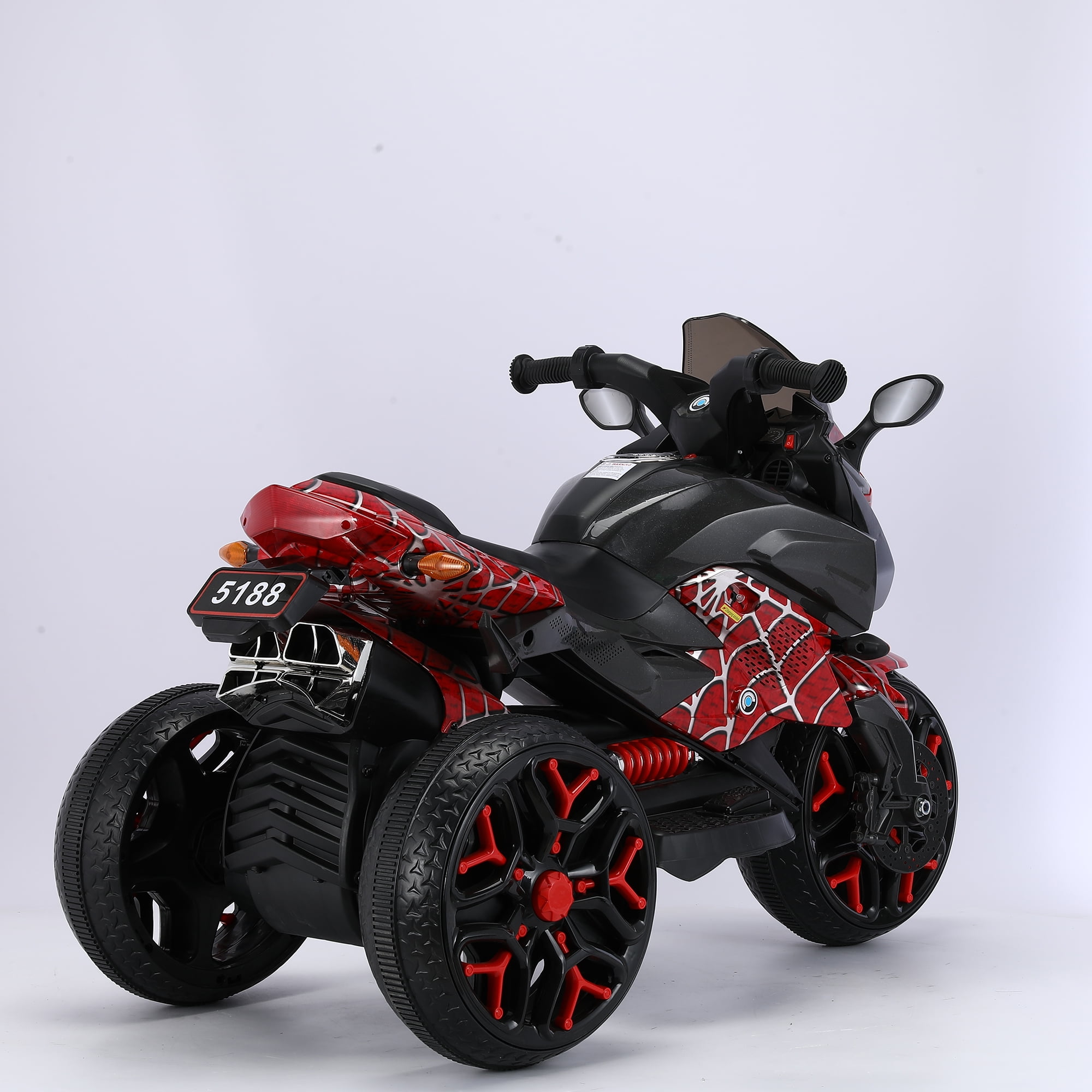 TAMCO Motorcycle 12V Battery Powered for Kids 3-6 with LED Lights and Music