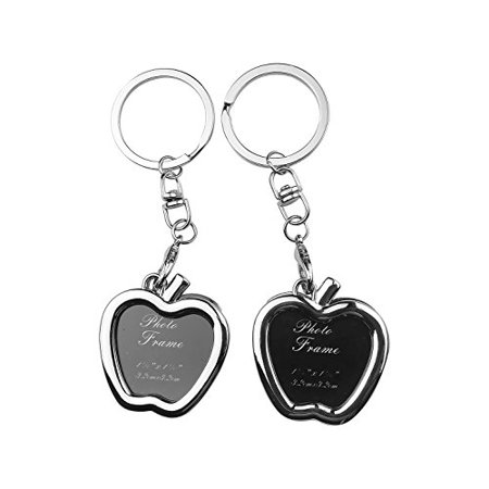 Art Attack Silvertone The Big Apple Matching BFF Best Friends Picture Photo Frame Holder Locket Teacher Keychain Bag (Best Cycle Frame Bags)